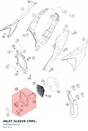 Diagram preview: INLET SLEEVE CMPL. (A48006026033)