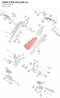Diagram preview: TRIM STEP PILLION LH (A60103048020)