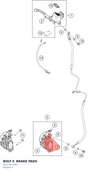 Diagram preview: BOLT F. BRAKE PADS (90113017000)