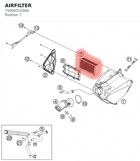 Diagram preview: AIRFILTER (75006015000)