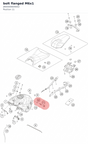 Diagram preview: bolt flanged M6x1 (J900000609002)