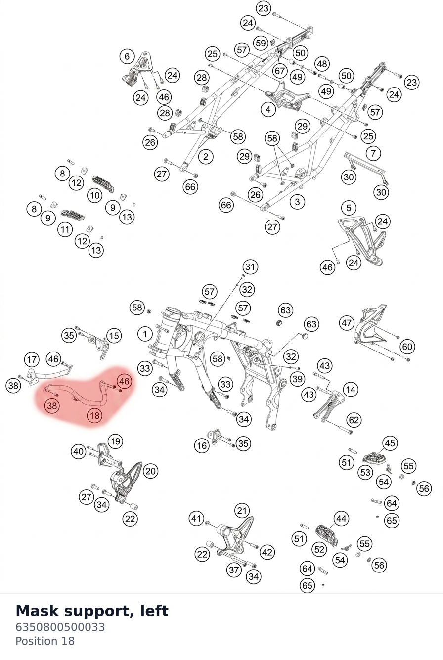 Diagram preview: Mask support, left (6350800500033)