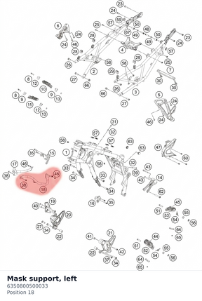 Diagram preview: Mask support, left (6350800500033)