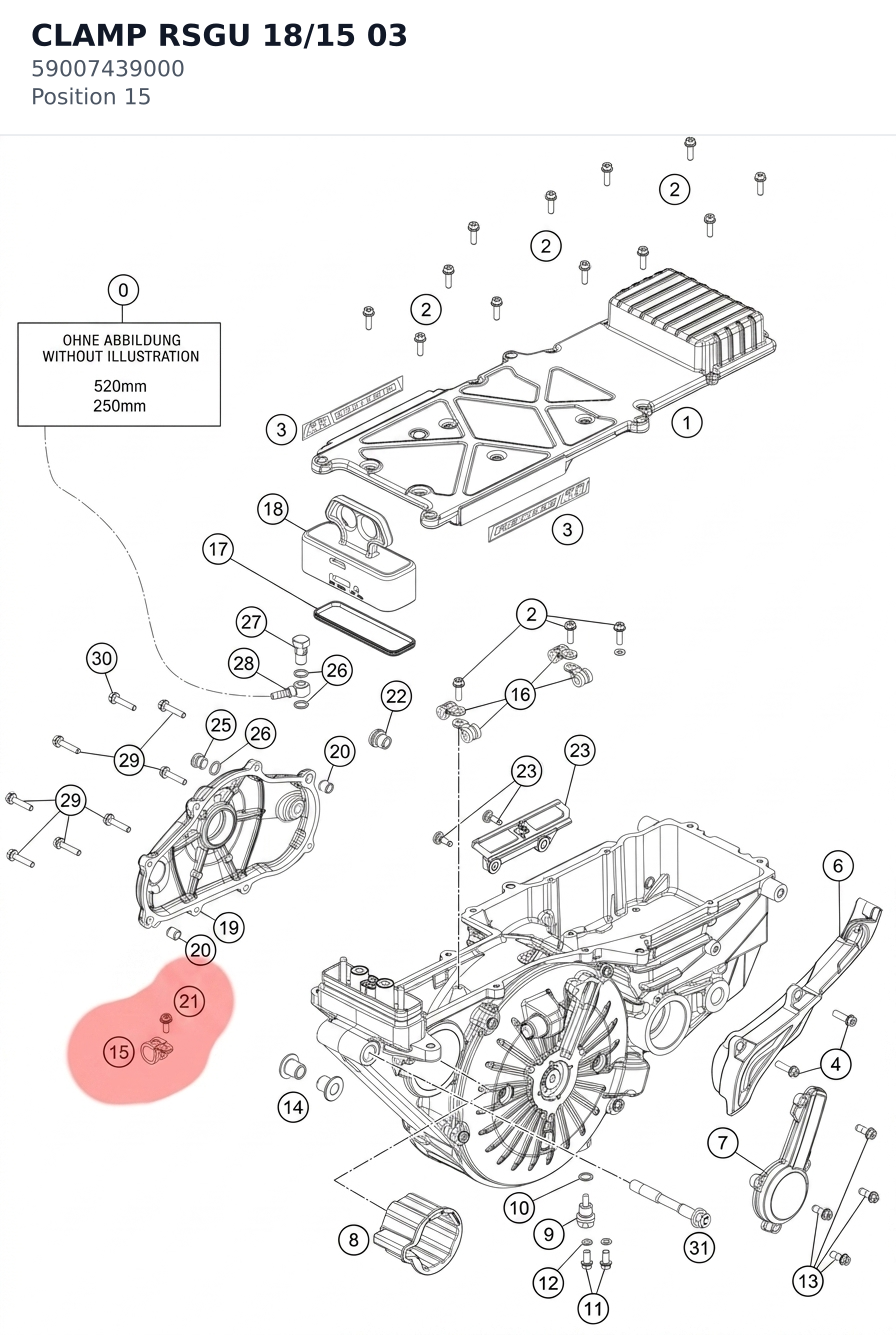 Diagram preview: CLAMP RSGU 18/15            03 (59007439000)