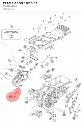 Diagram preview: CLAMP RSGU 18/15            03 (59007439000)