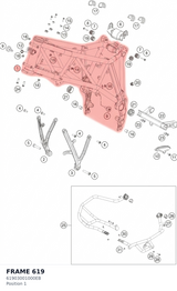Diagram preview: FRAME 619 (61903001000EB)