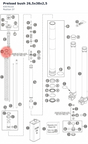Diagram preview: Preload bush 26,5x38x2,5 (43570133)