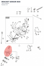 Diagram preview: BRACKET SENSOR BOX (76011090000)