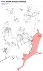 Diagram preview: FUEL PUMP WIRING HARNESS (A58011007000)