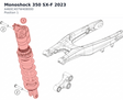 Diagram preview: Monoshock 350 SX-F 2023 (A460C407W408000)