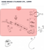 Diagram preview: HAND BRAKE CYLINDER CPL. 10MM (70013001100)