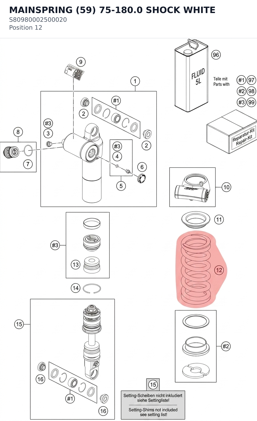 Diagram preview: MAINSPRING (59) 75-180.0 SHOCK WHITE (S80980002500020)