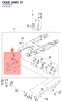 Diagram preview: CHAIN GUARD KIT (75004066010)