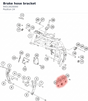 Diagram preview: Brake hose bracket (94513026000)