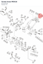 Diagram preview: Screw truss M5X16 (J031050166)