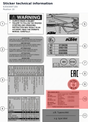 Diagram preview: Sticker technical information (63503097100)