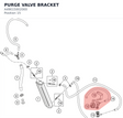 Diagram preview: PURGE VALVE BRACKET (A49015002000)