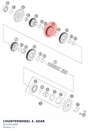Diagram preview: COUNTERWHEEL 4. GEAR (90133014000)