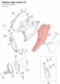 Diagram preview: Airbox side cover 17 (7900600700028D)