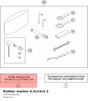 Diagram preview: Rubber washer 6.5x14x2.3 (C90708061050)