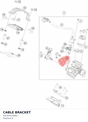 Diagram preview: CABLE BRACKET (93241023002)