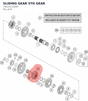 Diagram preview: SLIDING GEAR 5TH GEAR (76633115000)
