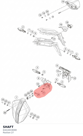 Diagram preview: SHAFT (61614019000)