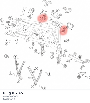 Diagram preview: Plug D 23.5 (61903088000)