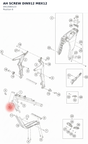 Diagram preview: AH SCREW DIN912 M8X12 (0912080123)