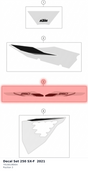 Diagram preview: Decal Set 250 SX-F  2021 (79108198004)