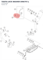Diagram preview: TOOTH LOCK WASHER DIN6797-J (0797050000)