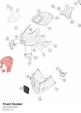 Diagram preview: Front fender (A65308810000)
