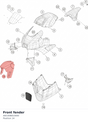 Diagram preview: Front fender (A65308810000)