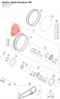 Diagram preview: Spoke nipple Quadrax M5 (60310072200)