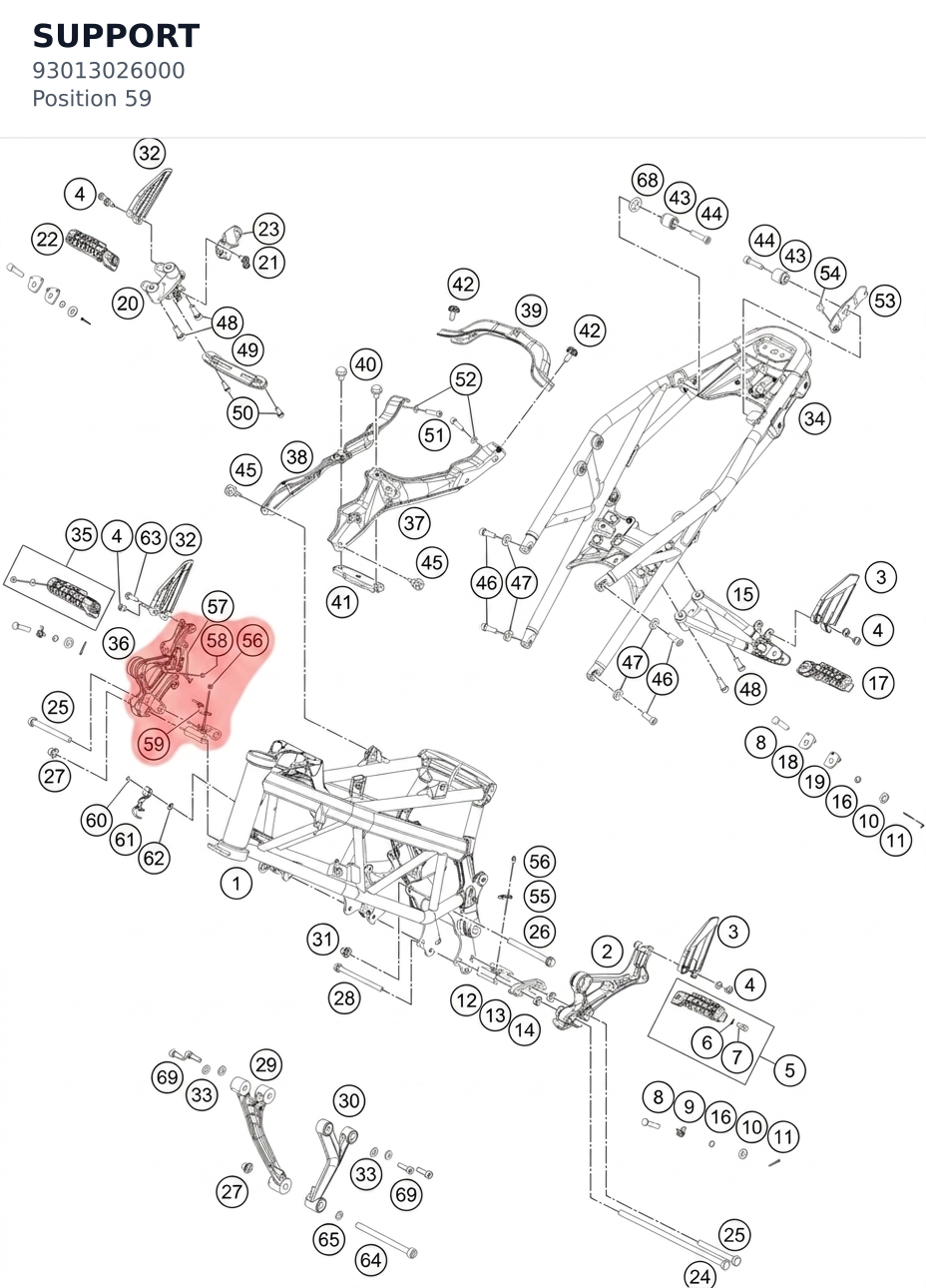 Diagram preview: SUPPORT (93013026000)
