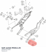 Diagram preview: bolt socket M10x1.25 (J900001011800)