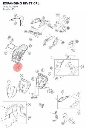 Diagram preview: EXPANDING RIVET CPL. (76503075100)