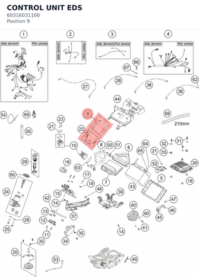 Diagram preview: CONTROL UNIT EDS (60316031100)