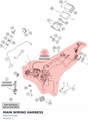 Diagram preview: MAIN WIRING HARNESS (95811075000)