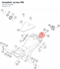 Diagram preview: breather screw M6 (A65307810000)