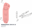 Diagram preview: MONOSHOCK 250 SX            15 (18187O0301)