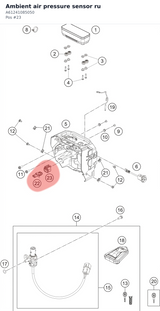 Diagram preview: Ambient air pressure sensor ru (A61241085050)