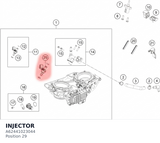Diagram preview: INJECTOR (A62441023044)