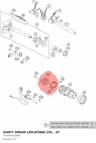 Diagram preview: SHIFT DRUM LOCATING CPL. 07 (75034015000)