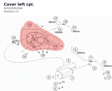 Diagram preview: Cover left cpl. (64103081044)