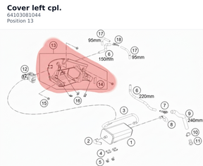 Diagram preview: Cover left cpl. (64103081044)