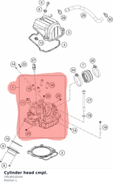 Diagram preview: Cylinder head cmpl. (79536520244)