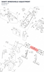 Diagram preview: SHAFT WINDSHIELD ADJUSTMENT (60708008154)