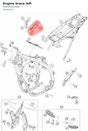 Diagram preview: Engine brace left (A46003013000)