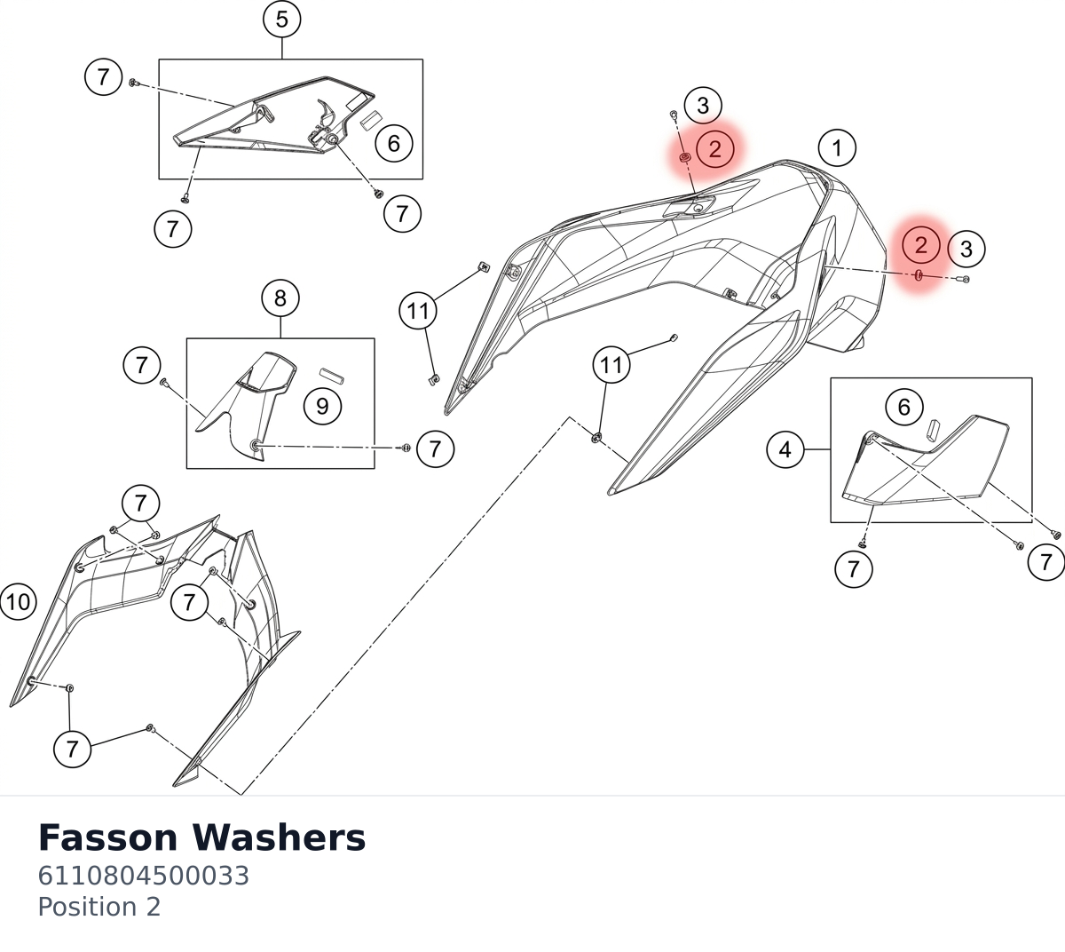 Diagram preview: Fasson Washers (6110804500033)
